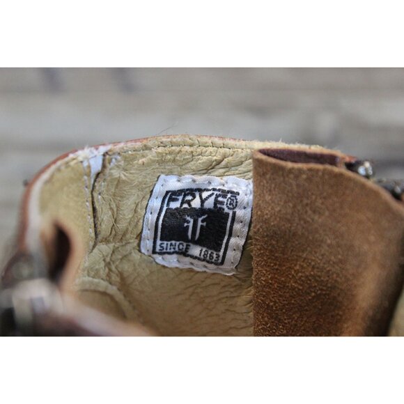 Brown Leather Ankle Boots - Picture 15 of 16